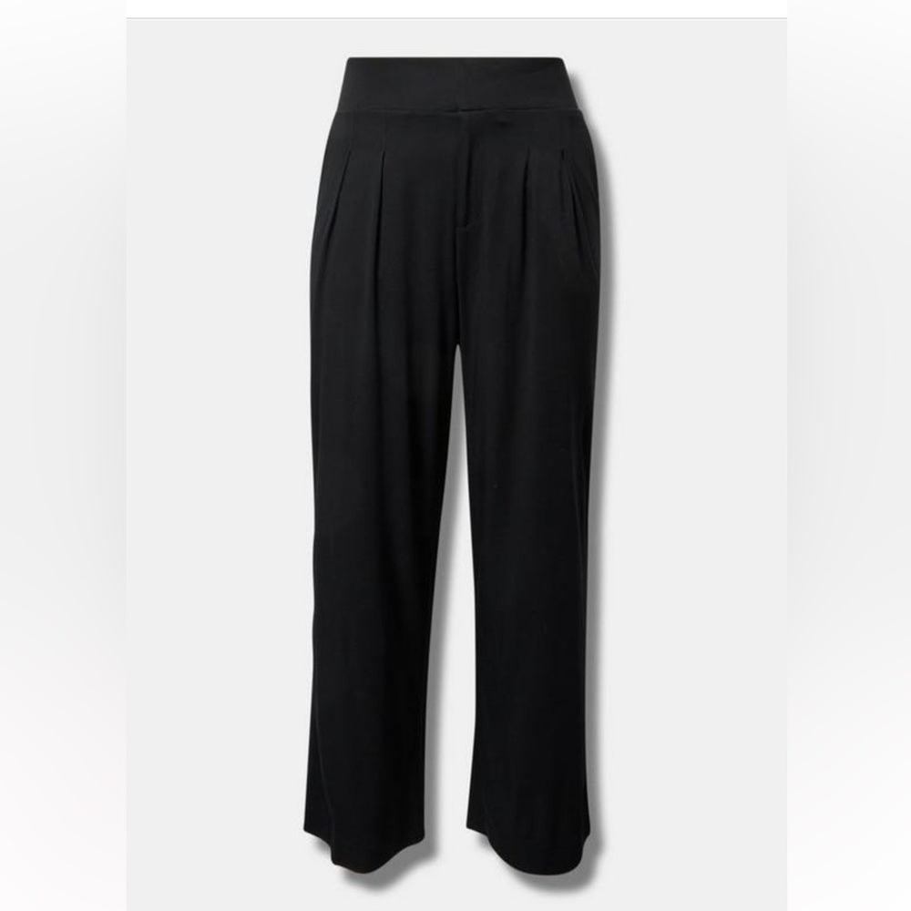 Torrid Wide Leg Stretch Challis High-Rise Pant